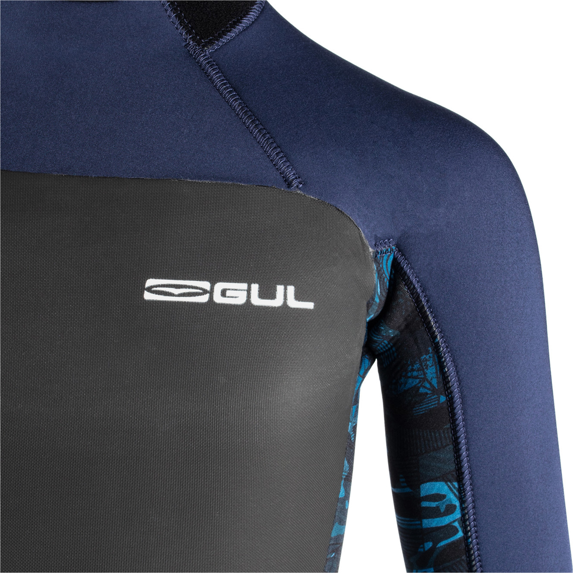 2025 Gul Junior Response 5/3mm Back Zip Wetsuit RE1218-C1 - Blue Easter / Navy